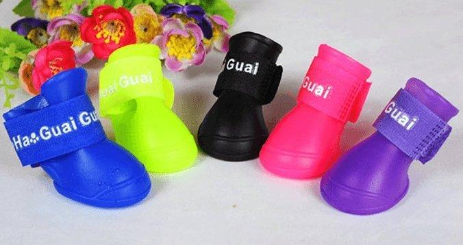 All-Weather Waterproof Dog Rain Shoes